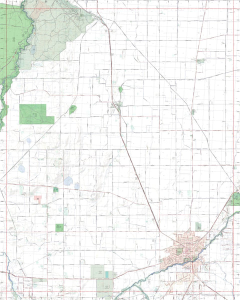 Getlost Map 7324-4 HORSHAM Victoria Topographic Map V15 1:25,000 Preview 1