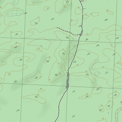Getlost Map 7328-1 COLIGNAN Victoria Topographic Map V15 1:25,000 Preview 2