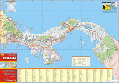Mapa de Rutas y Caminos de Panama Preview 1