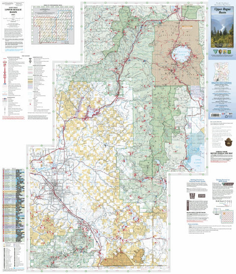 Upper Rogue Basin Recreation Map East Preview 1