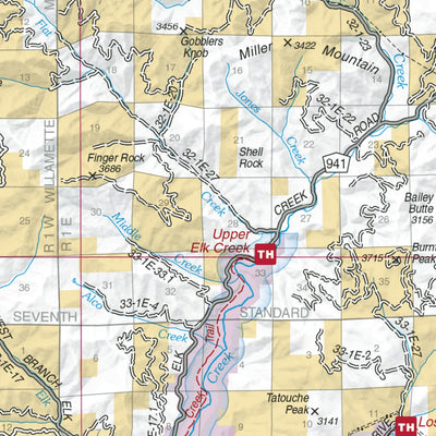 Upper Rogue Basin Recreation Map East Preview 3