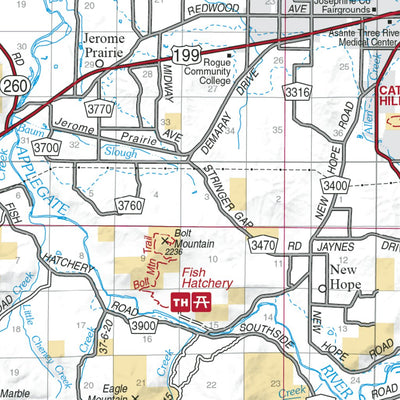 Upper Rogue Basin Recreation Map West Preview 2