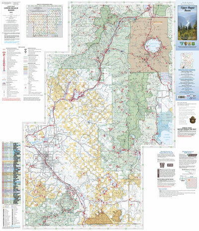 Upper Rogue Basin Recreation Map Bundle Preview 2