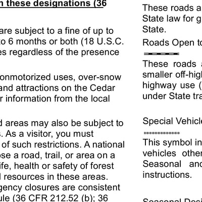 Mark Twain NF MVUM Cedar Creek Preview 3