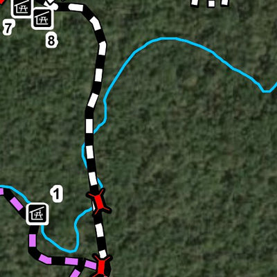 Alderman's Ford Conservation Park Trail Map Preview 2