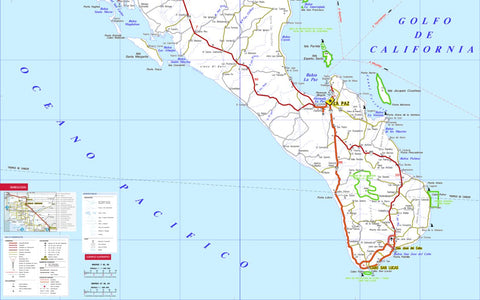 PLC M5 / Baja California Sur / área península / Carreteras Preview 1