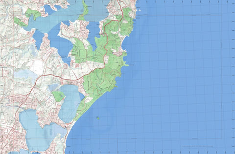 Getlost Map 9231-4S Catherine Hill Bay NSW Topographic Map V15 1:25,000 Preview 1