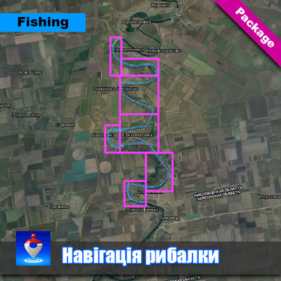 Інгулець річка. Миколаївська область. Карта глибин. (Full Package) Preview 1