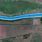 02. Інгулець річка (с.Нововасилівка, ч.2) Миколаївська область. Карта глибин. Preview 1