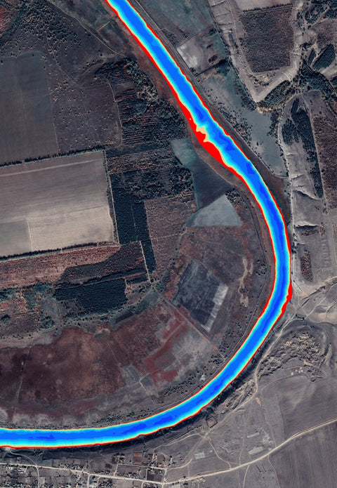 06. Інгулець річка (с.Галаганівка) Миколаївська область. Карта глибин. Preview 1