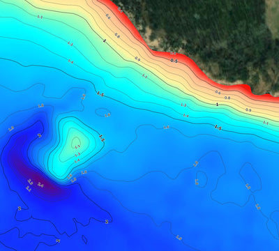 Петрик озеро. с.Петрик, Вінницька область. Карта глибин Preview 3