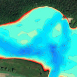 Рось річка (с. Москаленки - смт Стеблів). Черкаська, Київська область. Карта глибин (Full Package) Preview 2