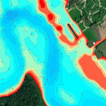 Рось річка (с. Москаленки - смт Стеблів). Черкаська, Київська область. Карта глибин (Full Package) Preview 3