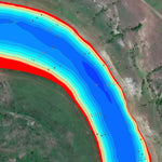 02. Інгулець річка (с.Нововасилівка, ч.2) Миколаївська область. Карта глибин. Preview 3
