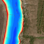 03. Інгулець річка (с.Романово-Булгакове) Миколаївська область. Карта глибин. Preview 3