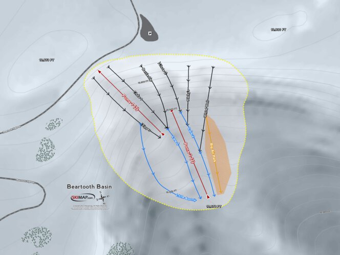 Beartooth Basin Resort Map by Mapsynergy | Avenza Maps