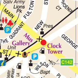 UBD-Gregory's Ulverstone City Street inset map Preview 3