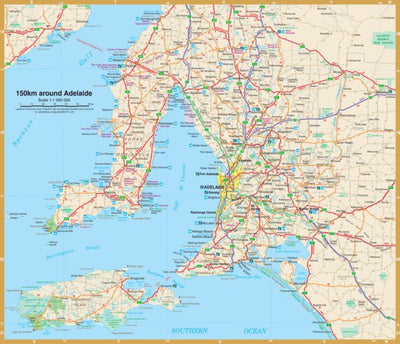 UBD-Gregory's 150km around Adelaide inset map Preview 1