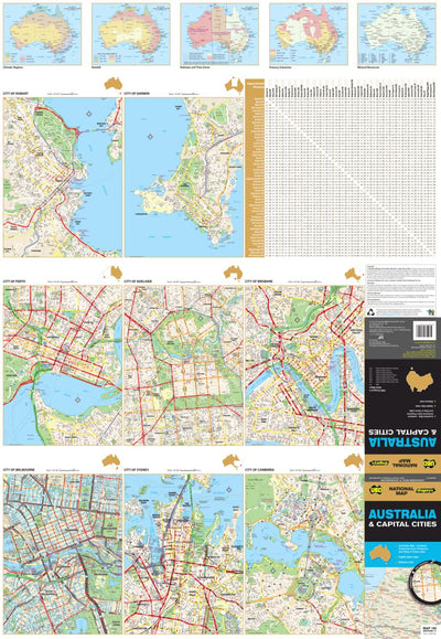UBD-Gregory's Australia & Capital Cities Map Preview 1