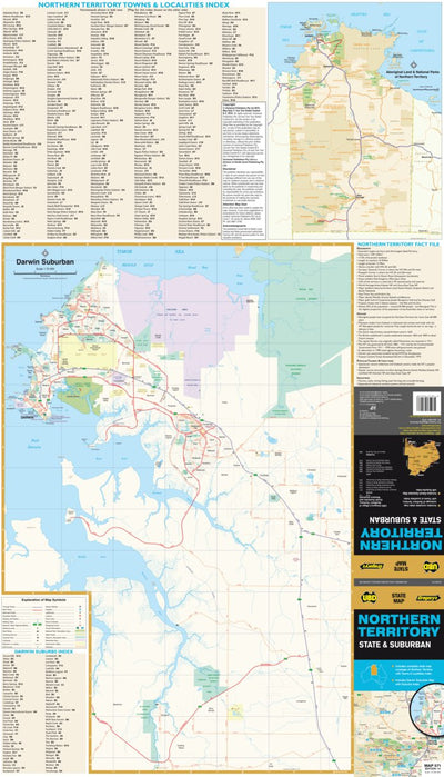 UBD-Gregory's Darwin Suburban Map - State Map 571 Preview 1