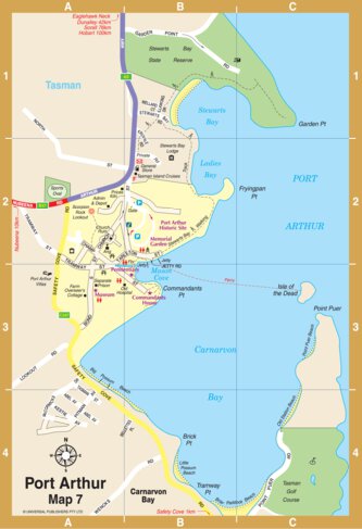 UBD-Gregory's Port Arthur City Street inset map Preview 1
