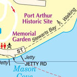 UBD-Gregory's Port Arthur City Street inset map Preview 2