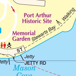 UBD-Gregory's Port Arthur City Street inset map Preview 2