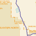 UBD-Gregory's Aboriginal Land and National Parks of Northern Territory Map Preview 2