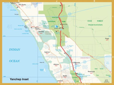 UBD-Gregory's Yanchep City Street inset map Preview 1