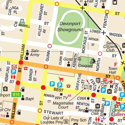 UBD-Gregory's Devonport City Street inset map Preview 3