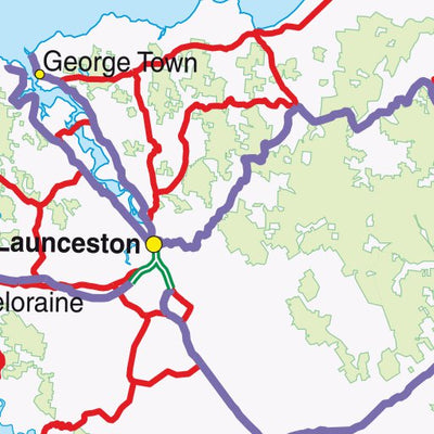 UBD-Gregory's State forests of Tasmania inset map Preview 3