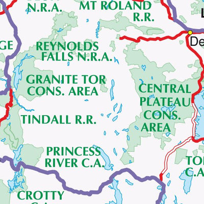 UBD-Gregory's Conservation areas of Tasmania inset map Preview 2