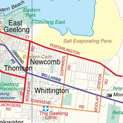 UBD-Gregory's Geelong and Bellarine Peninsula inset map - State Map 370 Preview 3