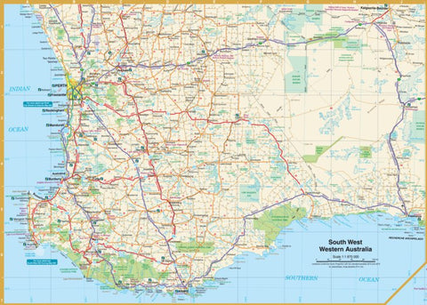 UBD-Gregory's South West Western Australia inset map Preview 1