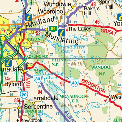 UBD-Gregory's South West Western Australia inset map Preview 3