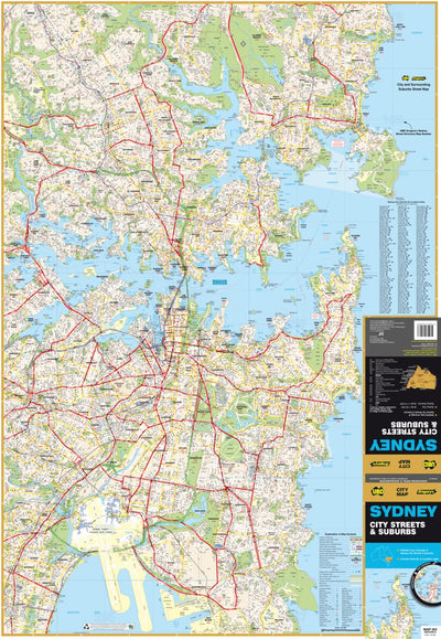 UBD-Gregory's Sydney City & Surrounding Suburbs Map Preview 1