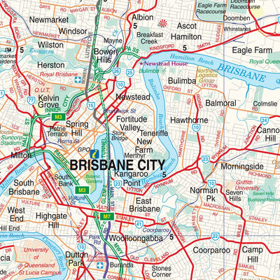 UBD-Gregory's Brisbane Suburban Map - State Map 470 Preview 2