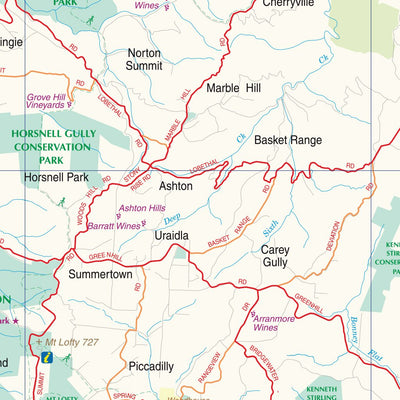 UBD-Gregory's Adelaide Suburban Map - State Map 570 Preview 2