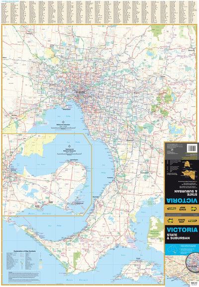 UBD-Gregory's Melbourne Suburban Map - State Map 370 Preview 1