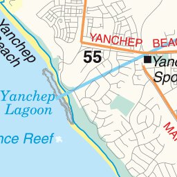 UBD-Gregory's Yanchep City Street inset map - State Map 670 Preview 3