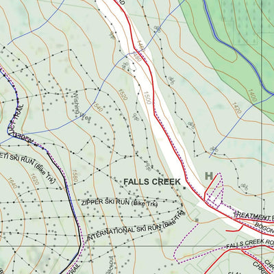 Getlost Map Falls Creek (Special) Topographic Map V15 Preview 3