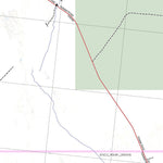 Getlost Map SF5208 MOUNT THEO Australia Touring Map V15 1:250,000 Preview 3
