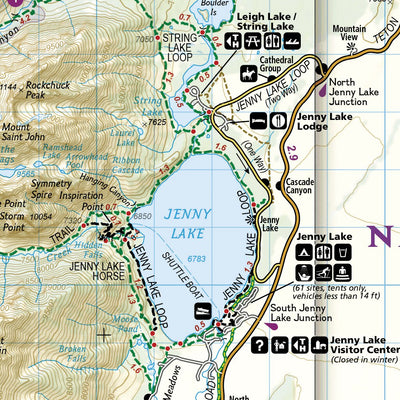 202 Grand Teton National Park (main map) Preview 2