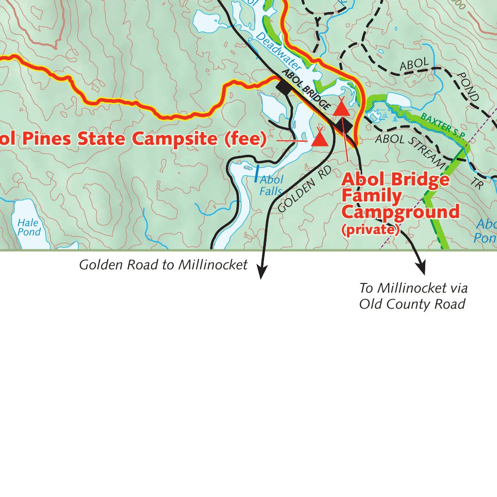 Appalachian Trail in Maine - Map 1 by Maine Appalachian Trail Club, Inc ...