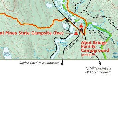 Appalachian Trail in Maine - Map 1 Preview 2