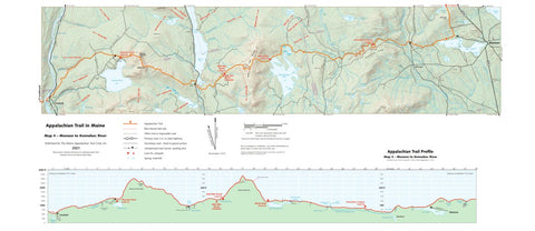 Appalachian Trail in Maine - Map 4 Preview 1