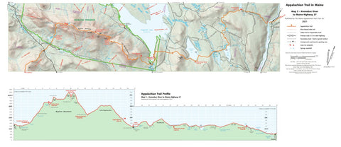 Appalachian Trail in Maine - Map 5 Preview 1