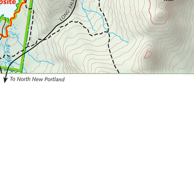 Appalachian Trail in Maine - Map 5 Preview 2