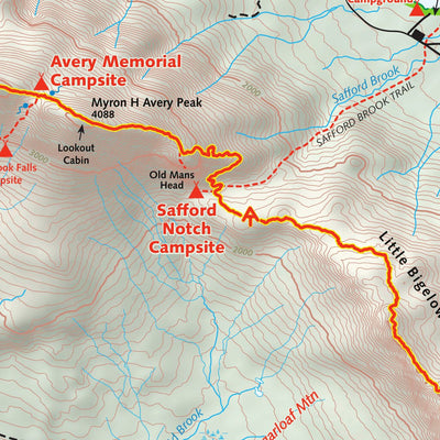 Appalachian Trail in Maine - Map 5 Preview 3