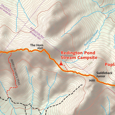 Appalachian Trail in Maine - Map 6 Preview 3